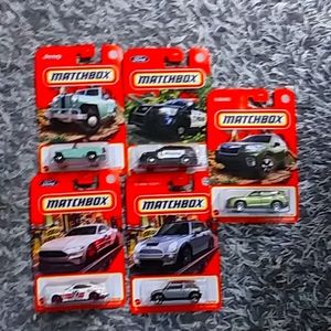 Matchbox Cars, Set of Five